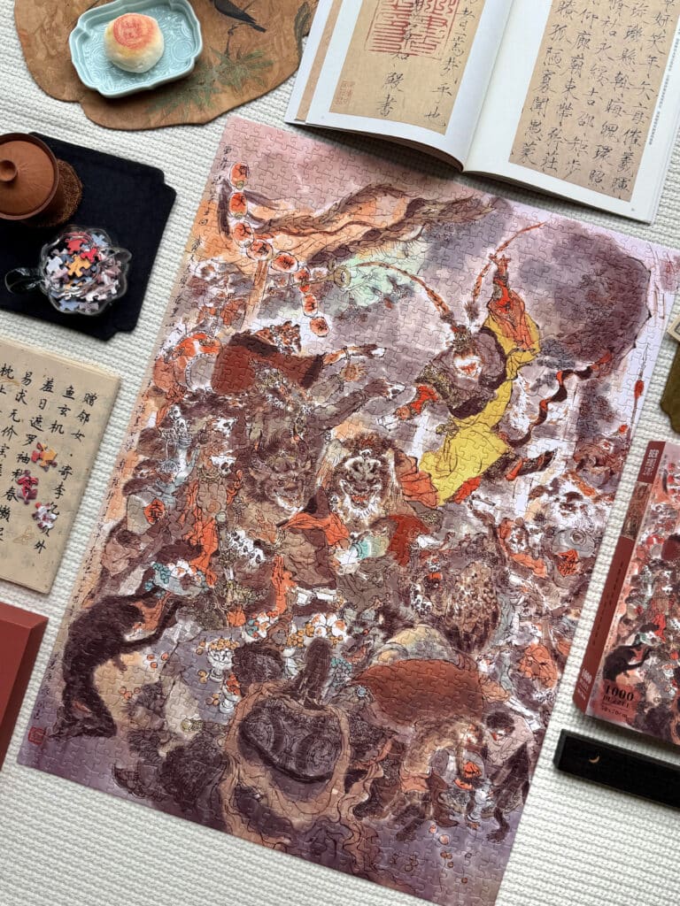 One of the signature works featuring the “Matte Velvet Laminate Finish” technique — Great Sage Equal to Heaven