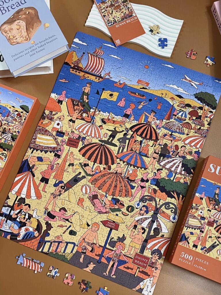 After multiple proofs, the truest rendition of the artwork’s original colors.